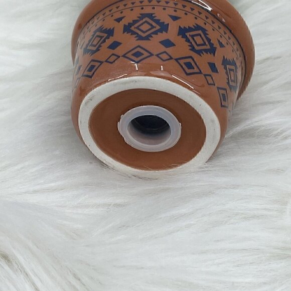 Cactus Cacti Blossom Salt and Pepper Shaker Set Green White Brown - Picture 9 of 9